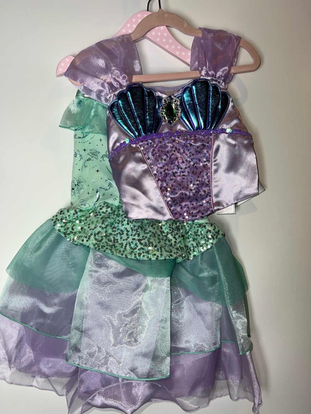 💜💚NWT DISNEY LITTLE PRINCESS LITTLE MERMAID COSTUME SIZE 5T - Picture 13 of 15